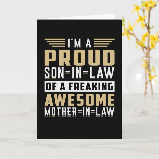 法律の父親の息子が法律の訴えの贈誇りを持った与アイディア カード (黄色い花)