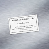 法律の磁気名刺の控えめなカウンセラー マグネット名刺 (インサイチュ)