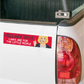 法律は小人たち-ヒラリーはのため言いますです- - バンパーステッカー (トラック上)