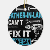 法律もしの父は誰もできないおもしろい セラミックオーナメント (左)