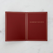 法律エレガント業界ホリデークリスマスカード シーズンカード (内部)