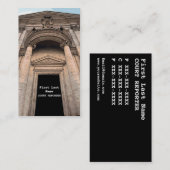 法律カスタム建物裁判所レポーターのバスカード 名刺 (正面/裏面)