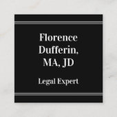 法律クラシックプロフェッショナル名刺 スクエア名刺 (正面)