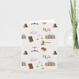 法律ゲベはかりで測ル法的アンティークパターン カード