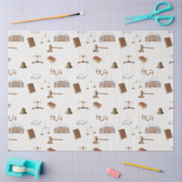 法律ゲベはかりで測ル法的アンティークパターン 薄葉紙