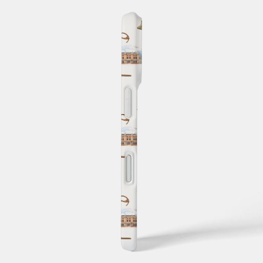 法律ゲベはかりで測ル法的アンティークパターン Case-Mate iPhoneケース (裏面 / 右)