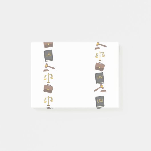 法律デザインメモ帳 ポストイット (正面)