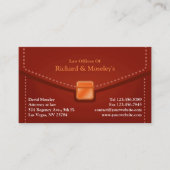 法律ブリーフケースの名刺 名刺 (正面)