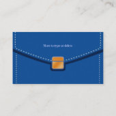 法律ブリーフケースの名刺 名刺 (裏面)