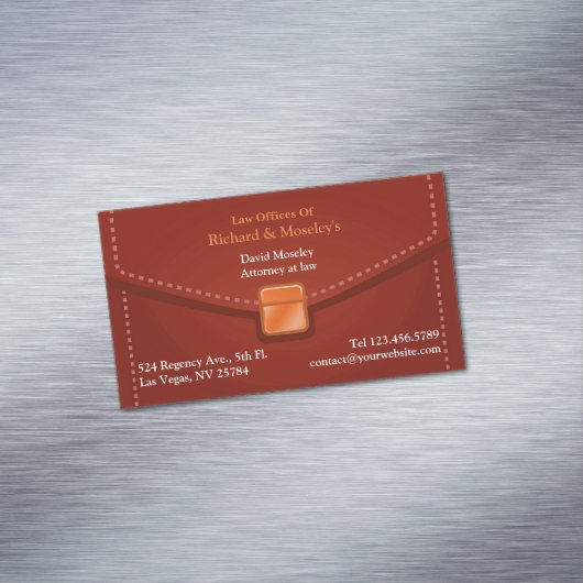 法律ブリーフケース マグネット名刺 (インサイチュ)