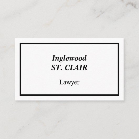 法律プロフェッショナル名刺 名刺 (正面)