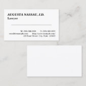 法律プロフェッショナル名刺 名刺 (正面/裏面)