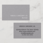 法律ミニマルプロフェッショナル名刺 名刺 (正面/裏面)