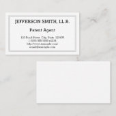 法律ミニマルプロフェッショナル名刺 名刺 (正面/裏面)