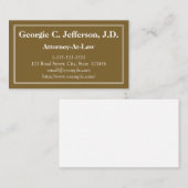 法律モダン弁護士の名刺のクリーニング 名刺 (正面/裏面)