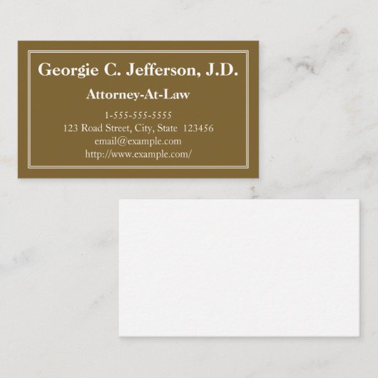 法律モダン弁護士の名刺のクリーニング 名刺 (正面/裏面)