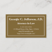法律モダン弁護士の名刺のクリーニング 名刺 (正面)
