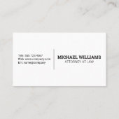 法律ロゴ | 裁判官制度 名刺 (裏面)