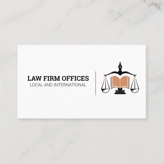 法律ロゴ | 裁判官制度 名刺 (正面)