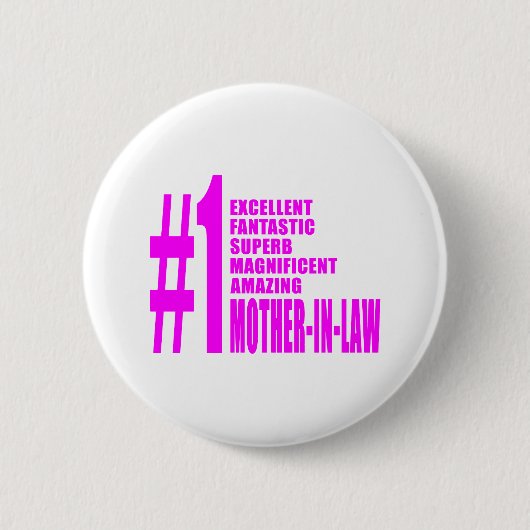 法律上のピンクの母親たち：No. In Lawの母親 缶バッジ (正面)