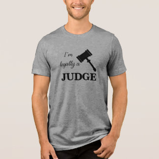 法律上の裁判官 トライブレンドTシャツ