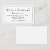 法律事務エレガントカード参与員 名刺 (正面/裏面)