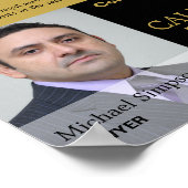 法律事務パーソナライズされた所の写真を撮広告る ポスター (角)