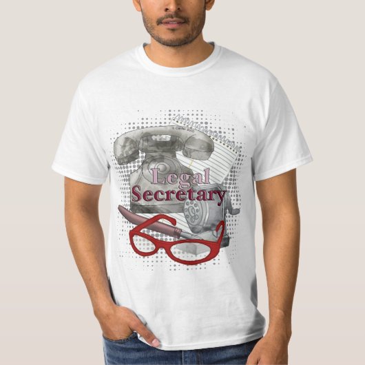 法律事務員 Tシャツ (正面)