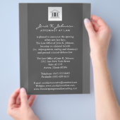 法律事務所のお知らせ チラシ (手)