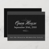 法律事務所のオープンハウス 招待状 (正面/裏面)