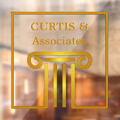 法律事務所のカスタムウィンドウの固定 ウィンドウサイン (シート2)