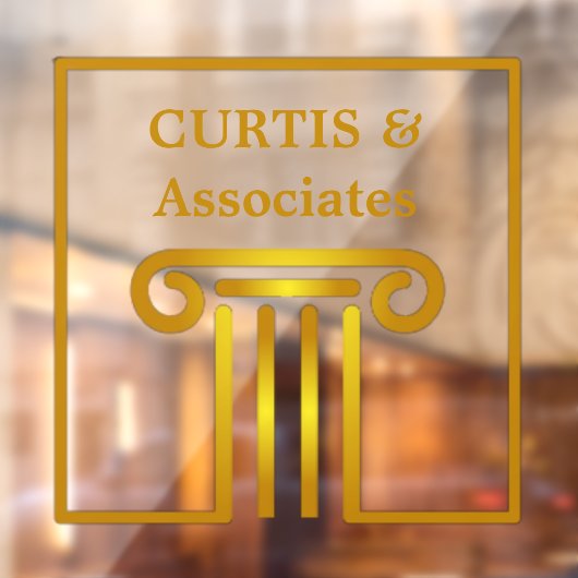 法律事務所のカスタムウィンドウの固定 ウィンドウサイン (シート2)