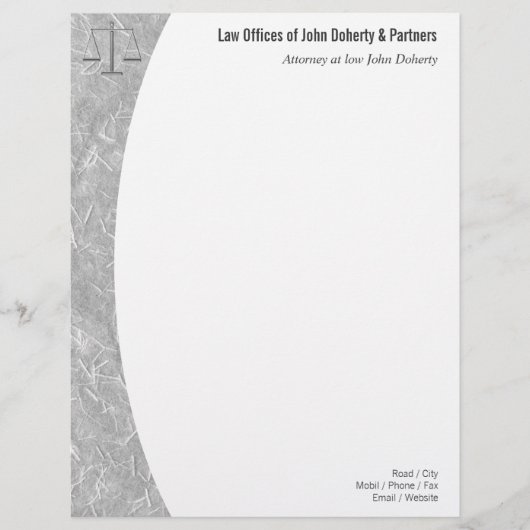 法律事務所のレターヘッド レターヘッド (正面)