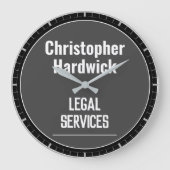 法律事務所の壁時計 ラージ壁時計 (正面)