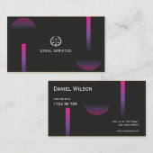 法律事務所の弁護士 名刺 (正面/裏面)