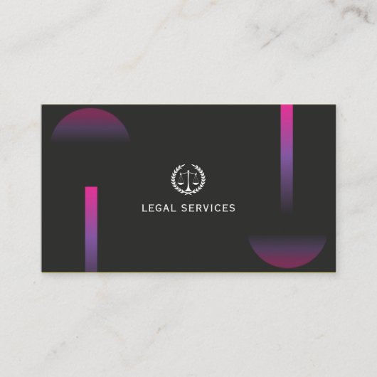 法律事務所の弁護士 名刺 (正面)