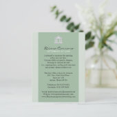 法律事務所の発表カード 案内ポストカード (スタンド正面)