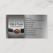 法律事務所の遺言と信託弁護士資産管理 名刺 (正面)