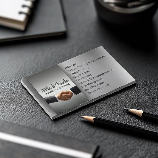 法律事務所の遺言と信託弁護士資産管理 名刺