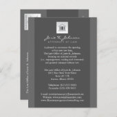 法律事務所アナウンスカード 案内ポストカード (正面/裏面)