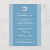 法律事務所アナウンスメントカード 案内ポストカード (正面)