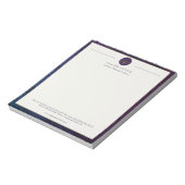 法律事務所エレガントプロフェッショナルパーソナライズされた ノートパッド (回転)