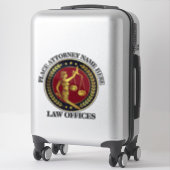 法律事務所カスタムの裁断ビニールのシール シール (スーツケース)