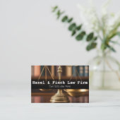 法律事務所カスタム会社 名刺 (スタンド正面)