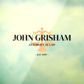 法律事務所パーソナライズされた編集可能ウィンドウの固定 ウィンドウサイン (シート3)