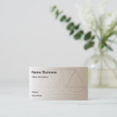 法律事務所パーソナライズされた 名刺 (スタンド正面)