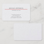 法律事務所パール ミニマリスト クラシック プロ 名刺 (正面/裏面)