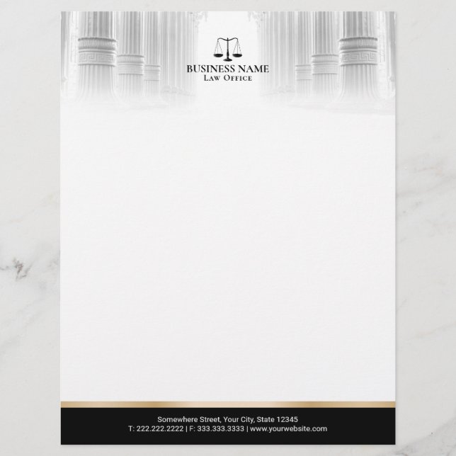 法律事務所プロフェッショナル弁護士レターヘッド レターヘッド (正面)