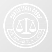 法律事務所及び法律事務カスタム事業 ウィンドウサイン (シート)