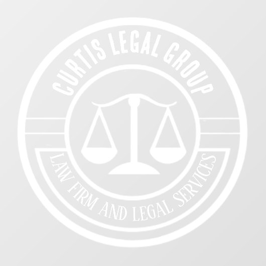 法律事務所及び法律事務カスタム事業 ウィンドウサイン (シート)